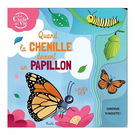 Quand la chenille devient papillon : Le cycle de la vie : Livre cartonné