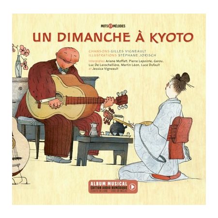 Un dimanche à Kyoto : Album musical : Couverture rigide