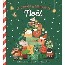 Le compte à rebours de Noël : Calendrier de l'Avent avec des rabats : Livre cartonné