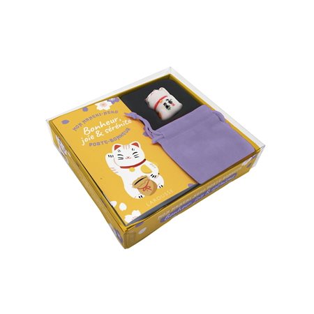 Mon maneki-neko porte-bonheur : Bonheur, joie & sérénité : Doré