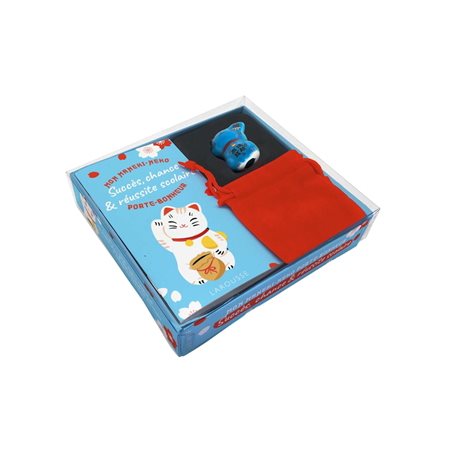 Mon maneki-neko porte-bonheur : Succès, chance & réussite scolaire : Turquoise