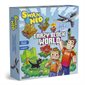 Swan & Néo : Crazy Block World : De 2 à 6 joueurs : 8 ans et + : 4 grandes tuiles de plateau modulables; 1 livret de règles du jeu; 6 pions-personnages; 156 cartes; 100 sacs d'émeraudes; 2 dés & 6 je