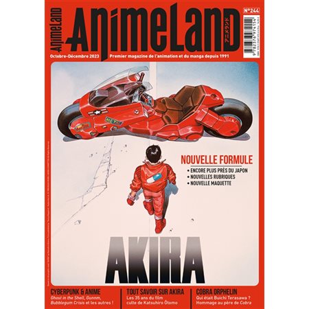 Anime land : Le magazine français de l'animation T.244 : Akira : Bande dessinée