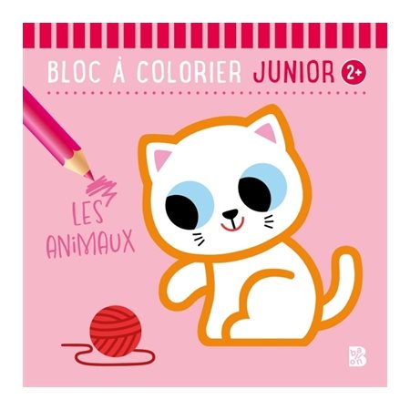 Bloc à colorier junior 2+ : Les animaux