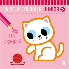 Bloc à colorier junior 2+ : Les animaux