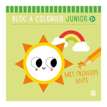 Bloc à colorier junior 2+ : Mes premiers mots