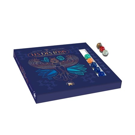 Les dés d'Isis : Coffret : Un guide pratique expliquant différents tirages, interprétations et rituels inspirés de l'Egypte antique et de la déesse Isis mêlant trois arts divinatoires : le tarot, l'a