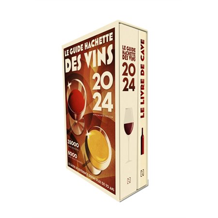 Le guide Hachette des vins et son livre de cave : Coffret premium 2024