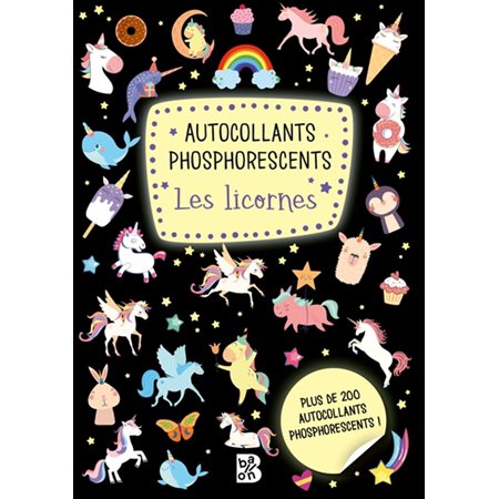 Les licornes : Autocollants phosphorescents