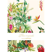 Fleurs tropicales : Carnet Larousse