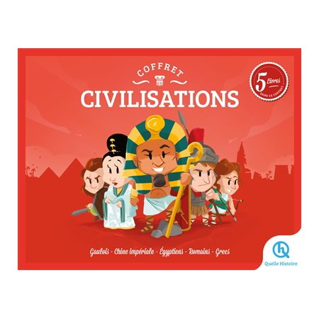 Coffret civilisations : 5 livres : Quelle histoire. Civilisation