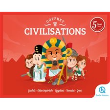 Coffret civilisations : 5 livres : Quelle histoire. Civilisation
