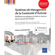 Systèmes de management de la continuité d'activité : Meilleures pratiques et mise en oeuvre de la norme ISO 22301 : Datapro