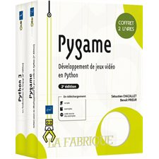 Pygame : Développement de jeux vidéo en Python : Coffret 2 livres : Coffret La fabrique