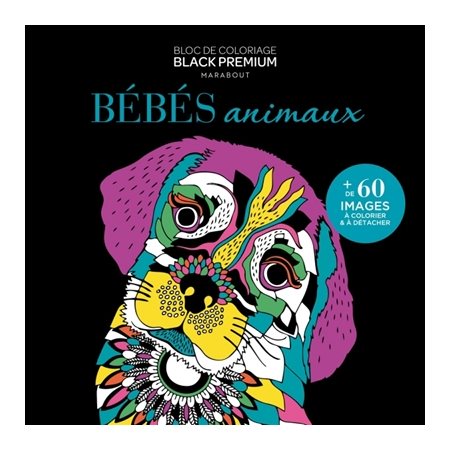 Bébés animaux : Carnet Black Premium