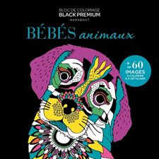 Bébés animaux : Carnet Black Premium