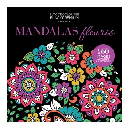 Mandalas : Carnet Black Premium