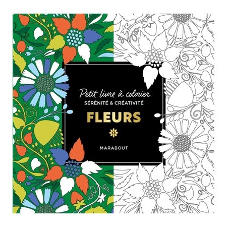 Fleurs : Le petit livre de coloriages