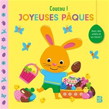 Joyeuses Pâques : Coucou ! : Un tout-carton avec des volets à soulever et un miroir sur le thème de Pâques : Livre cartonné