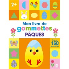 Pâques : Mon livre de gommettes : En route pour la maternelle : Des dessins dans l'univers de Pâques à compléter avec des gommettes géométriques