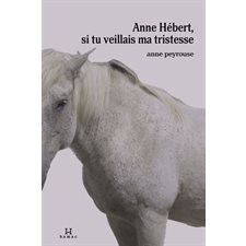 Anne Hébert, si tu veillais ma tristesse : Poésie