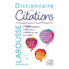 Dictionnaire des citations : Références Larousse