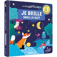 Je brille dans la nuit : Mon anim'agier : Livre cartonné