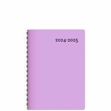Agenda 2024-2025 : Buro-E Lilas : Avec anneaux : 1 jour  /  1 page : De août 2024 à juillet 2025
