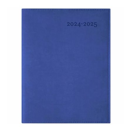 Agenda 2024-2025 : Ulys-E Bleu : Couverture souple végane : 1 semaine  /  2 pages : De août 2024 à juillet 2025