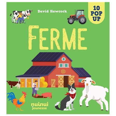 Ferme : 10 pop-up : Saisissants pop-up : Livre cartonné