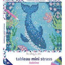 Tableau mini strass : Baleine : Les ateliers du calme