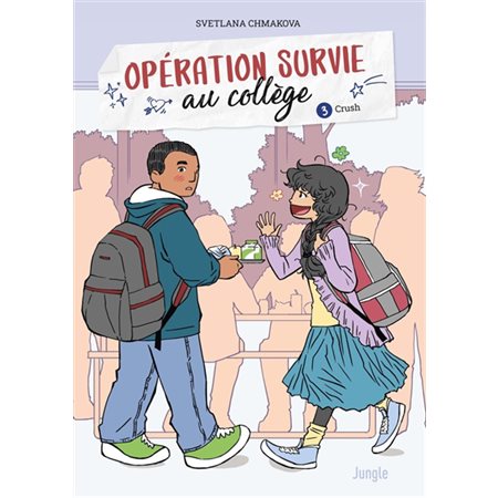 Opération survie au collège T.03 : Crush : Bande dessinée