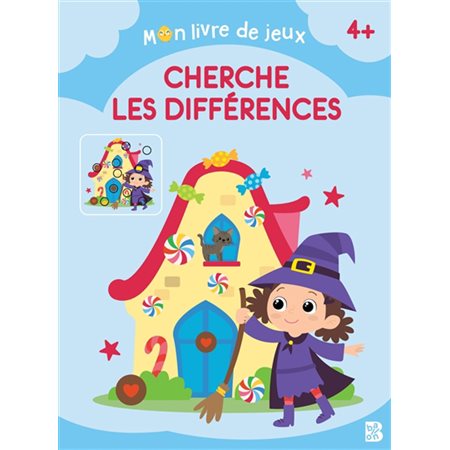 Mon livre de jeux : Cherche les différences 4+