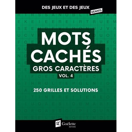 Mots cachés : Gros caractères Vol.4