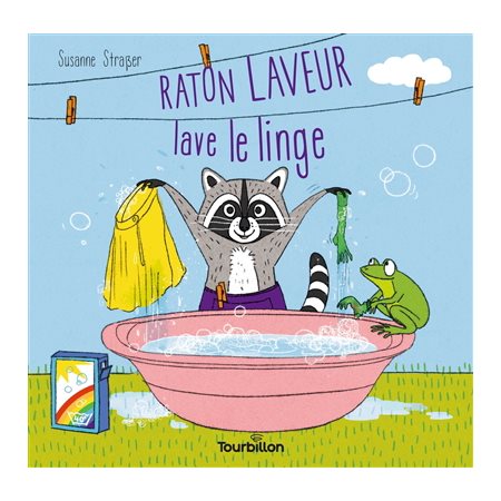 Raton laveur lave le linge : Grands albums : Livre cartonné