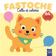 Fastoche : Colle et colorie : Le chat