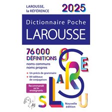 Dictionnaire Larousse poche 2025 : Dictionnaire de poche