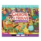 Cherche et trouve autour du monde : 3 ans et + : Des solutions, 10 éléments à trouver sur chaque page, une souris caché dans tous les décors, 1 feutre effaçable+ 5 onglets