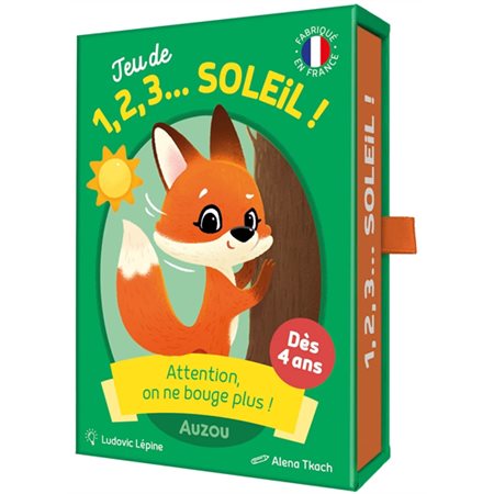 Jeu de 1, 2, 3... Soleil ! : Attention, on ne bouge plus ! : Dès 4 ans, 10 minutes, 2 à 4 joueurs, 46 cartes