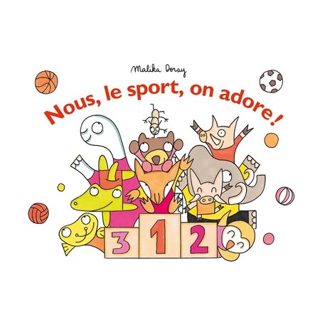 Nous, le sport, on adore ! : Loulou & Cie : Livre cartonné