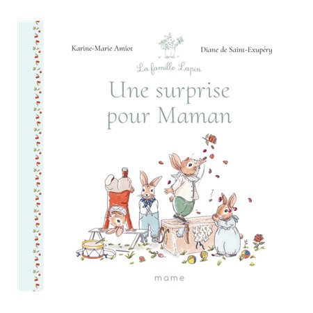 Une surprise pour maman : La famille lapin : Couverture rigide