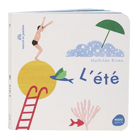 L'été : Mini galerie : Livre cartonné