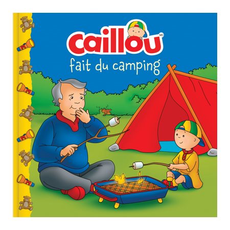 Caillou fait du camping : Château de cartes : Couverture souple