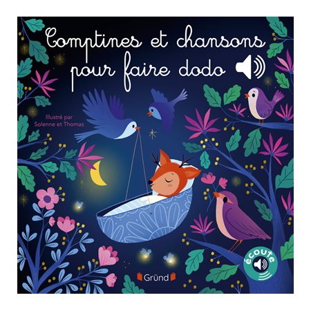 Comptines et chansons pour faire dodo : Livre cartonné