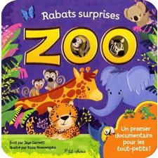 Zoo : Rabats surprises : P'tit chou : Livre cartonné