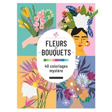 Fleurs : 40 coloriages mystère