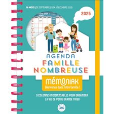 Agenda famille nombreuse Mémoniak 2025