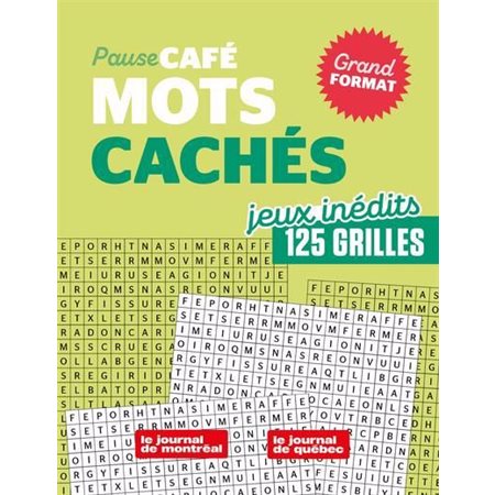 Mots cachés T.01 : Grand format, Pause café