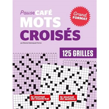 Mots croisés T.01 : Grand format, Pause café