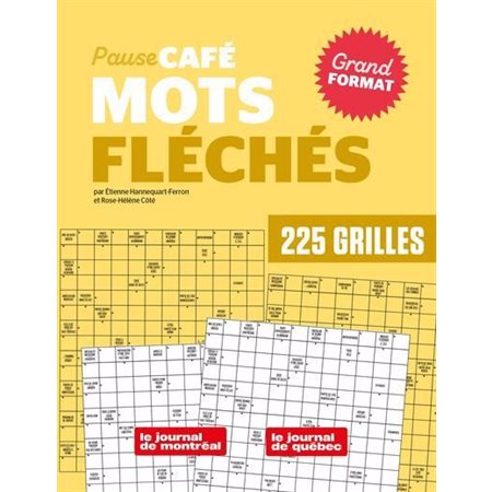 Mots fléchés T.01 : Grand format, Pause café